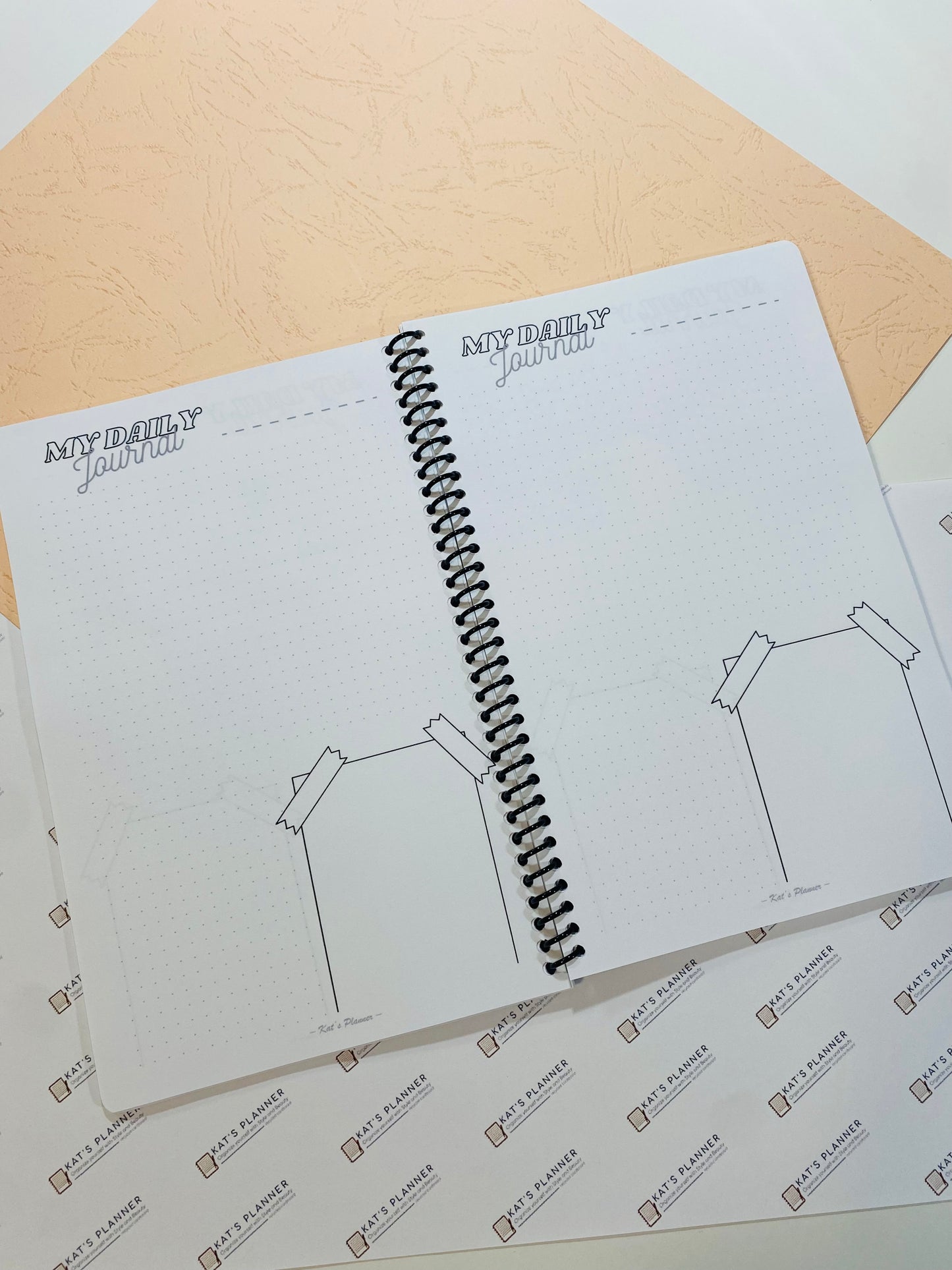 DAILY Journal - Notebook - Girly Pink