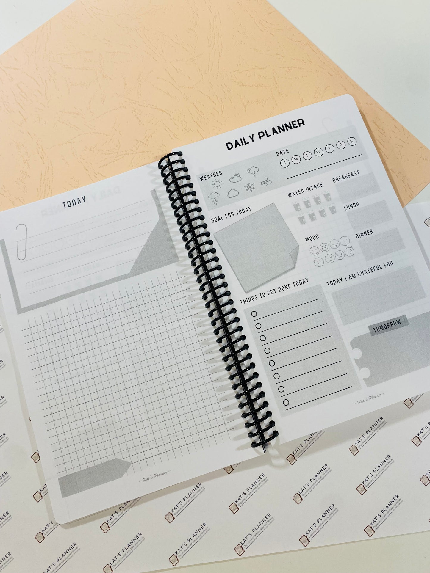 DAILY Planner - Notebook - The Moon