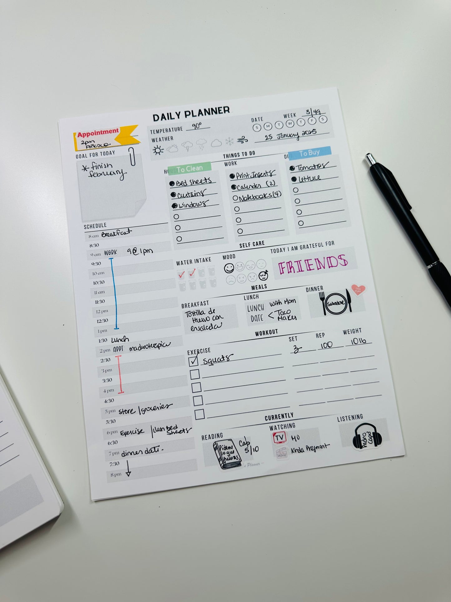LARGE-Daily Planner