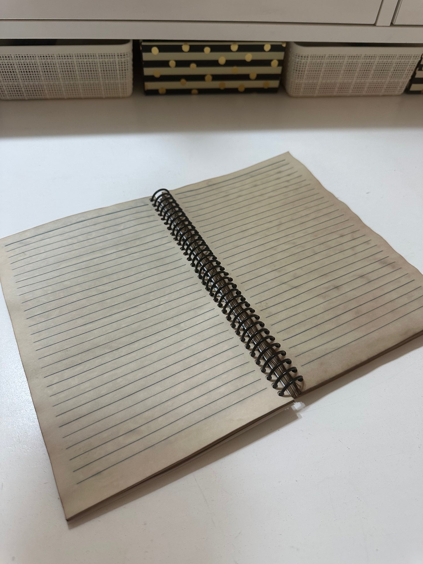 Vintage Lined Notebook