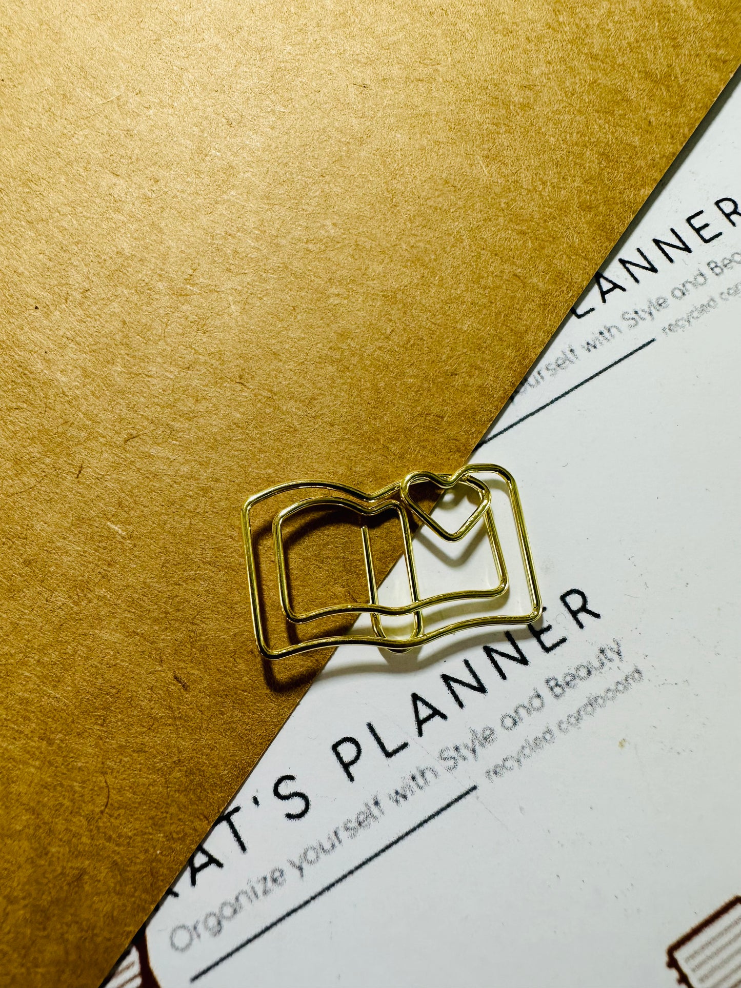 LIBRO con CORAZÓN Paper Clip