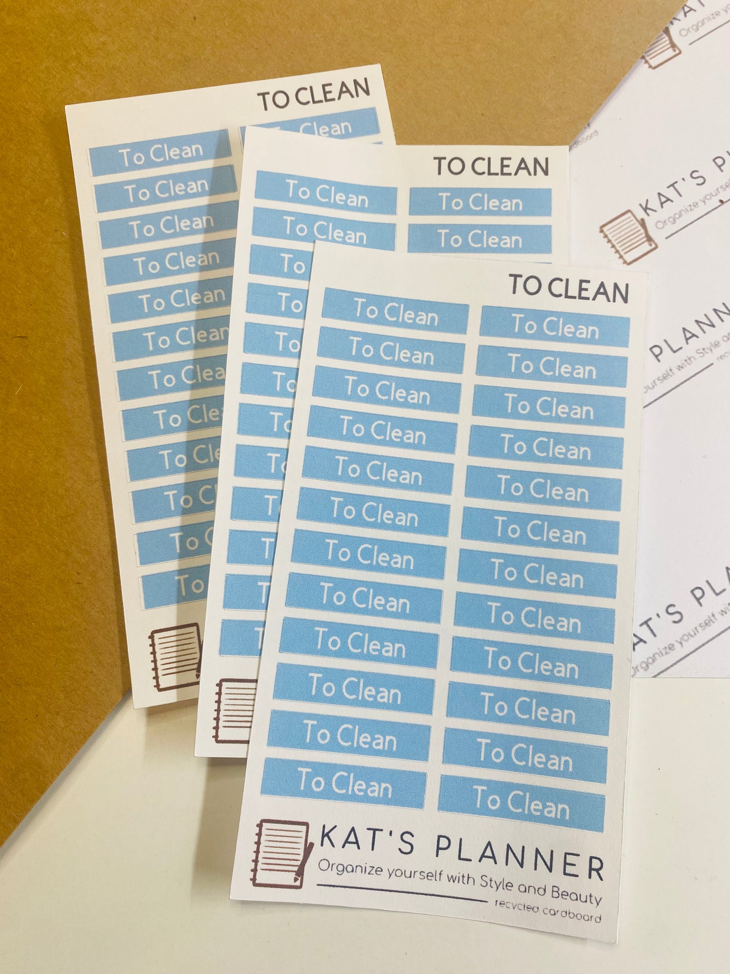 TO CLEAN Stickers