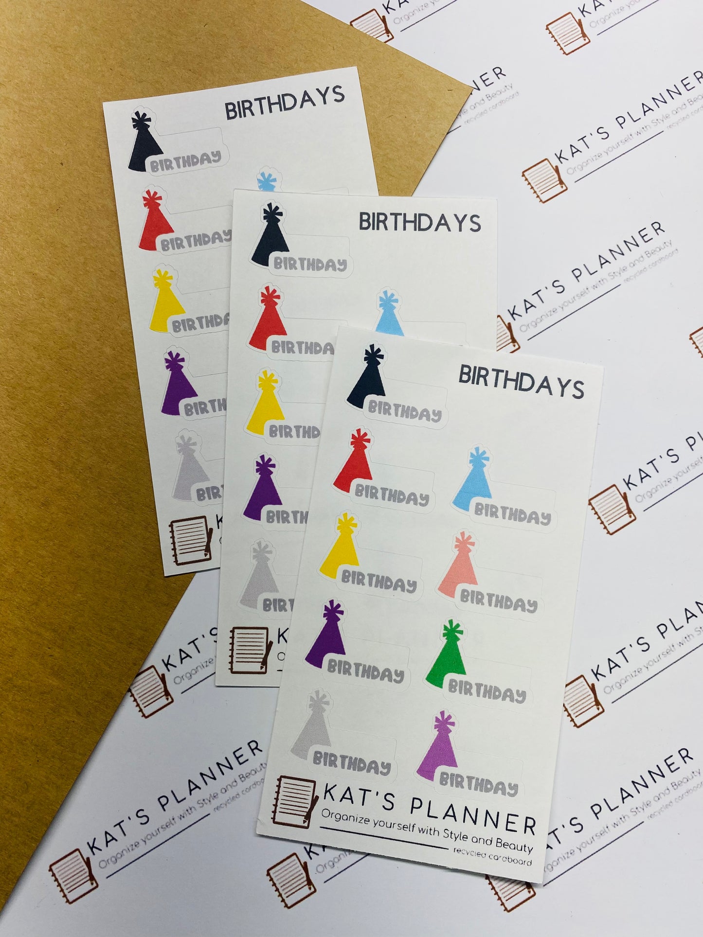 BIRTHDAY Stickers