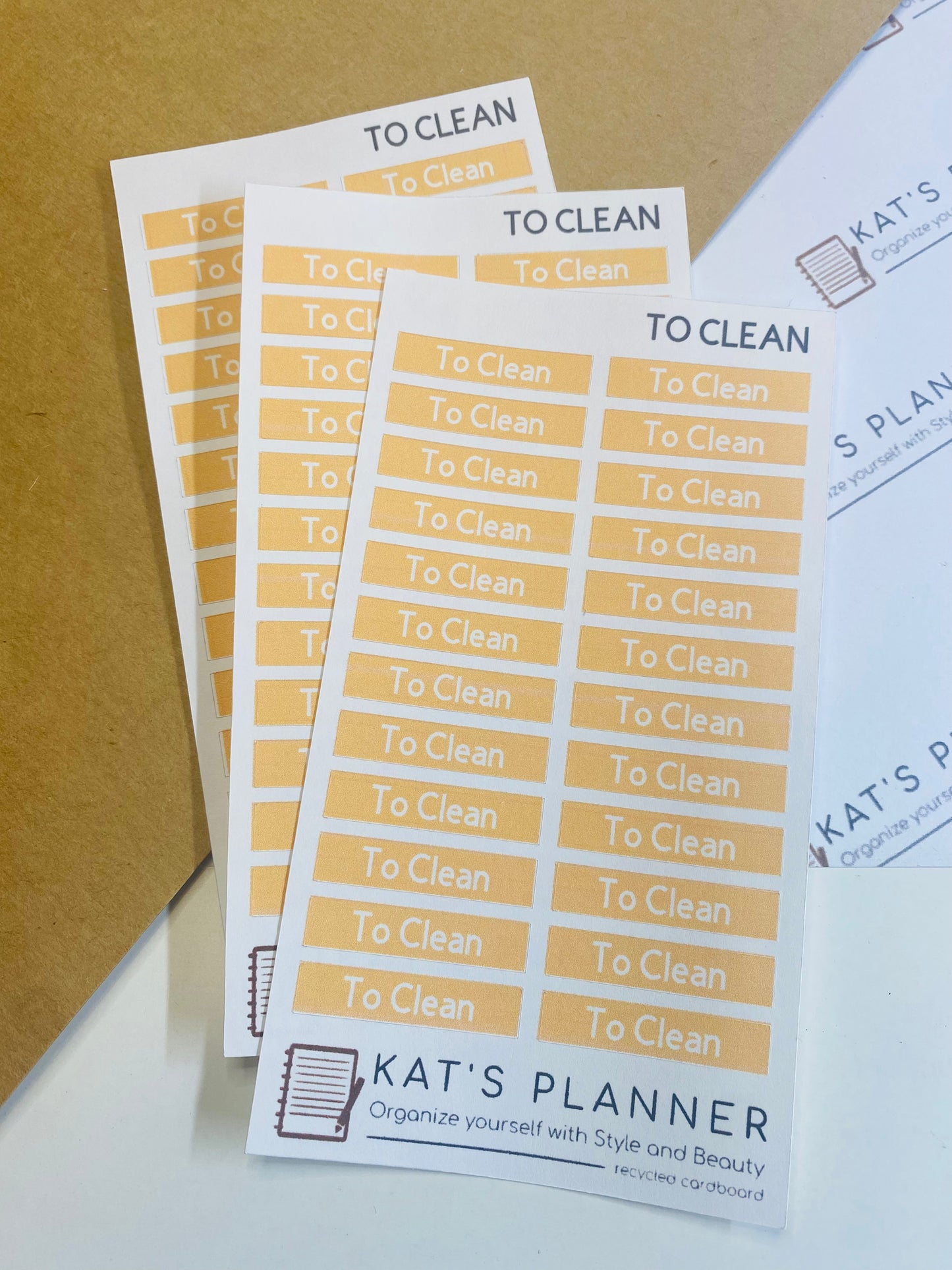 TO CLEAN Stickers