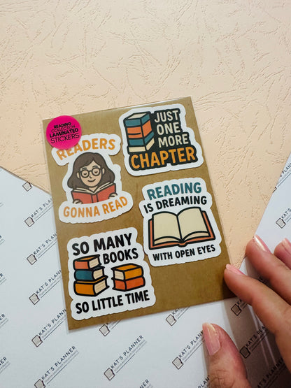 Stickers Set - Laminated READING Collection October 2025