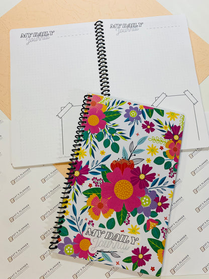 DAILY Journal - Notebook - Flowers 2