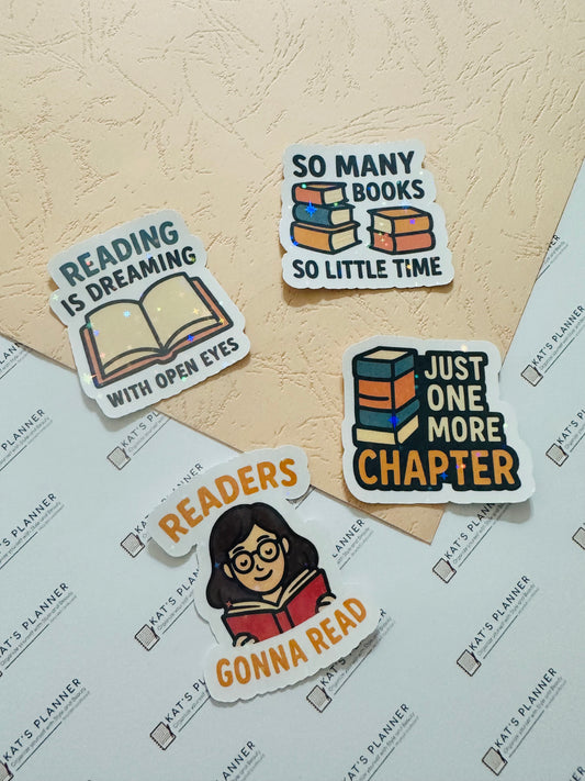 Stickers Set - Holograpgic READING Collection October 2025