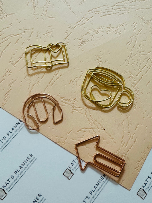 Paper Clips Set of 4 - READING Collection October 2025
