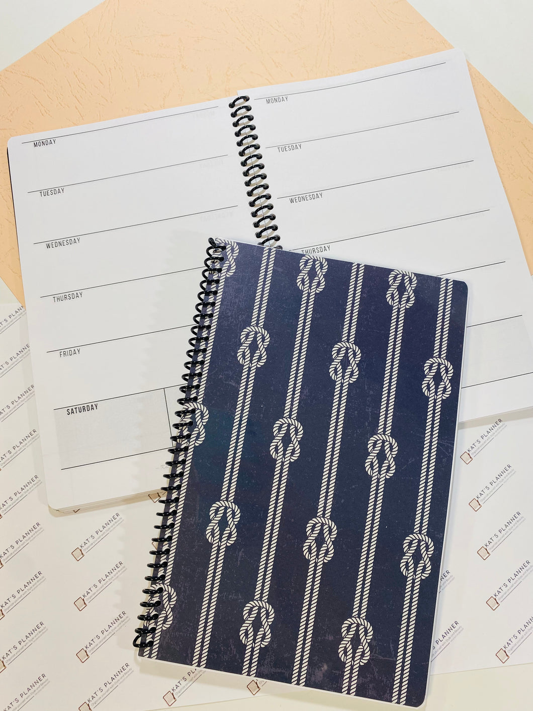 WEEKLY Planner - Notebook - Nautical