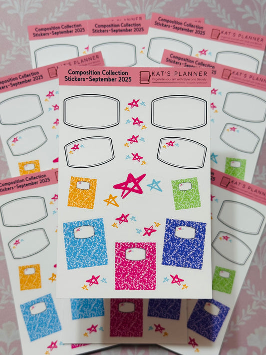 Stickers COMPOSITION Collection September 2025