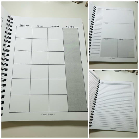 LIBRETA Agenda-Espiral (grande) por SEMANAS